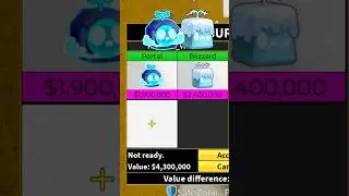 Trading portal and blizzard W or L #roblox #bloxfruits #bloxfruitsupdate #tradebloxfruit