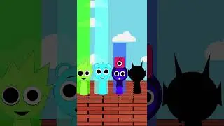 NEW Play Music Marble Rainbow Sprunki NumberBlocks OC One | Coloring Challenge