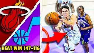 Miami Heat FEAST on the Glass in DOMINATING Win vs Jazz | Bam and Pelle Lead the Way