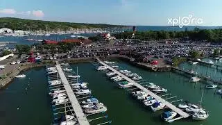Grefab Saltholmen Yttre, Goteborg, Western Sweden 2018.07 aerial video