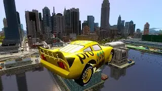 Crazy Lightning McQueen PRO Crashes - GTA 4 Real Car Crashes Ep.12