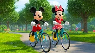Cruising the Park with Mickey & Minnie 🏞️🚴&zwj;♀️ | A Perfect Day on Two Wheels | Mickey Mouse Animation
