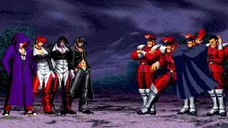 [KOF Mugen] Iori Yagami Team vs M. Bison Team