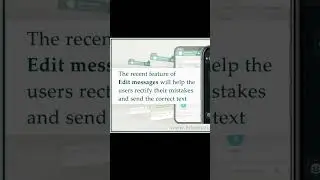 Whatsapp Edit Button💥 ✅ 