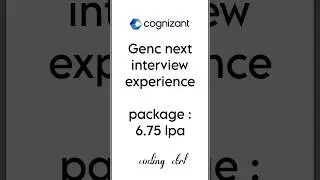 Cognizant interview questions #cognizant #cognizantgenc #interview #campusdrive #placements #coding