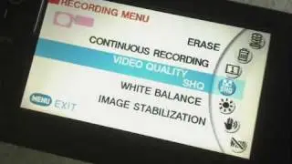 TOSHIBA GIGASHOT  MENU 