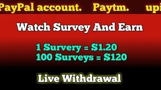 🤩Best earning website 2021 | PayPal earning app minimum redeem $1😍| PayPal earning apps .