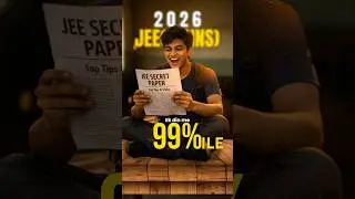 🤯99%ile in 1 Day🔥| JEE Mains 2026 | Last Day Strategy #shorts