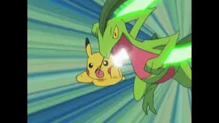 Pokemon:Pikachu and Grovyle vs Walrein and Quagsire