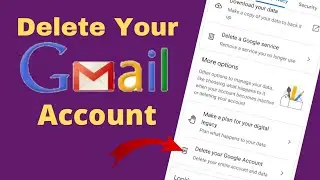 How To Delete Gmail Account From android phone permanently in hindi