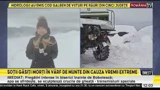 Tragedii din cauza viscolului. Doi soți găsiți morți pe munte