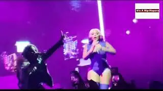 Stefflon Don Brings out Lil Kim at London Show