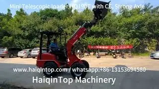 Heracles Telescopic mini loader H190T with CE, Perkins engine