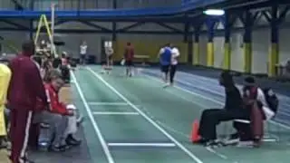 SIU Indoor Meet Lipscomb's Coach Buford Williams WINS LJ (jump 2)
