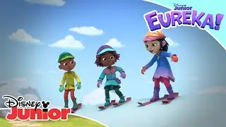 ⛷ Ogromny slalom  | Eureka! | Disney Junior Polska