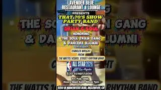 That 70s Show Party Band/Honors Soul Train Gang Dancers/NBA All Star Weekend 2026 promo #shorts
