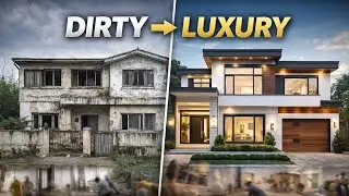 Complete House Restoration 😱 | Dirty House to Modern Luxury Home | Full Renovation