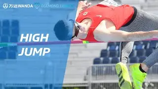 Django Lovett clears 2.28m at first time of asking in the men's high jump - Wanda Diamond League