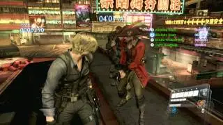 Resident Evil 6: Survivors with friends acting stupid