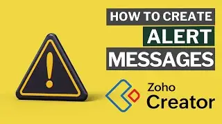 Как создавать оповещения в Zoho Creator