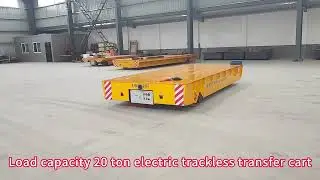 15-ton trackless electric transfer vehicle, a powerful assistant for industrial handling.