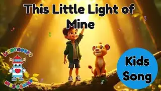 This Little Light of Mine  | Kids Christian Song with Moving Lyrics | Lighthouse Kids Family