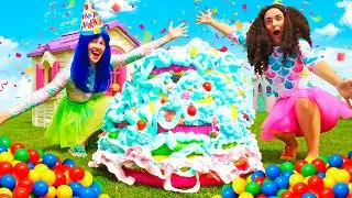 Wasserparty mit den Prinzessinnen 👑💦 Spielspa&szlig; im Pool