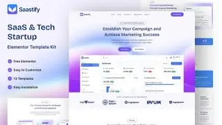Build a SaaS Website in Minutes with Elementor (No Coding!) | Saastify Review