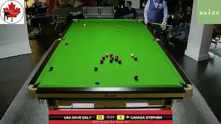CANADA VS USA- FINALS:  FRAME 1, SNOOKER EXHIBITION IN SEATTLE, WA