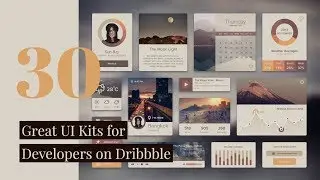 30 Great UI Kits for Developers on Dribbble