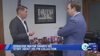 Syracuse mayor shares story about his pin collection