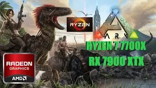 ARK Survival Evolved ryzen 7 7700x + rx 7900 xtx 1440p Epic settings no commentary