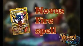 Wizard101 | New Novus Fire Spell | Glimpse of Infinity
