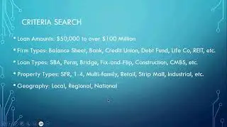 Oceanview CRE Lending Tech Presentation