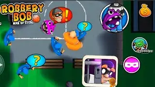 Robbery Bob 1 playing with a suit Bob Monster [The episode#8]