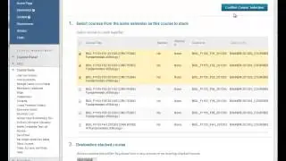 UAF Blackboard Learn Course Stacking Demo