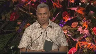 SunPix Pacific Peoples Awards 2018 - Viliami Teumohenga Speech