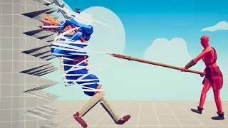 FAN BEARER + SPIKED WALL vs EVERY UNIT - TABS Totally Accurate Battle Simulator