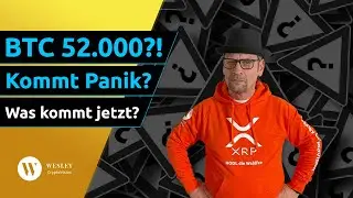 Krypto News ► Geht BTC auf 52.000 USD, Clarity-Act, Shutdown, Angriff Iran, Wei&szlig;es Haus-Treffen ⚠️