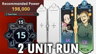 F2P 2 Unit Auto Lv.15 Gear Dungeon Clear (Black Clover Mobile)