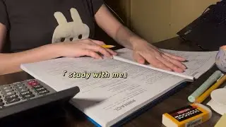 1 HOUR STUDY WITH ME | real time 🕥 no music 📖 | 03-Study with Nana