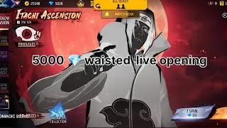 Rip 😭 5000 💎 Opening New Itachi Token Tower Ring Event Live  & Give Way custom #freefire #gaming
