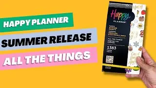 NEW! Happy Planner Summer Release 2023 - All the Things Sticker Book Flip Through
