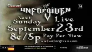 WWF Unforgiven 2001 Commercial