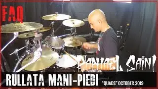RULLATE MANI/PIEDI (Doppio pedale) - Lezione di batteria per principianti - Raphael Saini