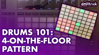Basic 4-on-the-Floor Drum Beat | Push Play! | A Tr!ck A Day with dolltr!ck