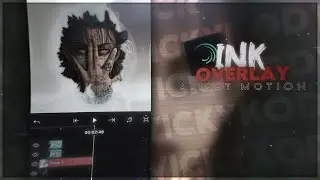 Ink Splash Overlay/Transition | Tutorial Alight Motion + FREE PRESET