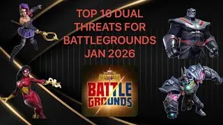 TOP 10 DUAL THREATS FOR BATTLEGROUNDS JAN 2026! Marvel Contest of Champions