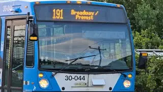 🚍 STM: final bus ride on the 191 route: Broadway/Provost -  eastbound - before the route is gone