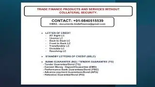 Trade Finance Without Collateral